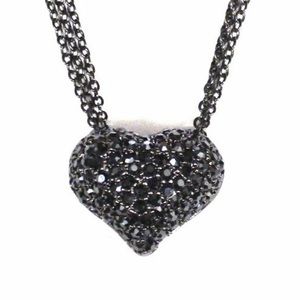 COPY - Beautiful Gun Metal Heart Necklace!